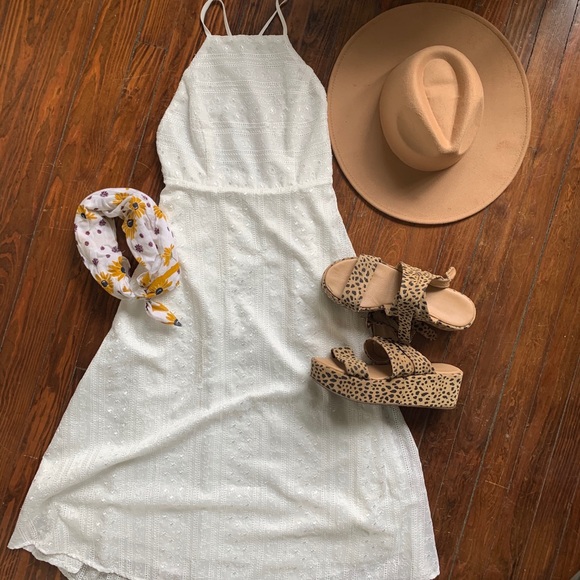 Urban Outfitters Dresses & Skirts - Urban Outfitters High Neck Eyelet Dress